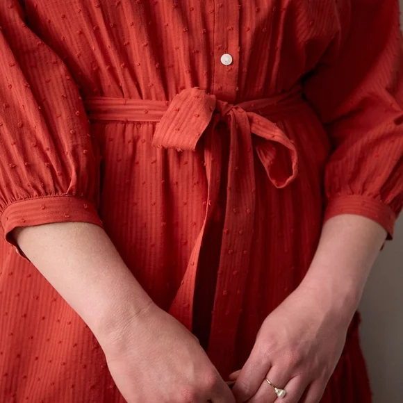 LC Lauren Conrad Rust Colored Dress | Size 4X - NWT - Picture 4 of 9